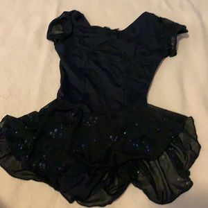 Girls black leotard